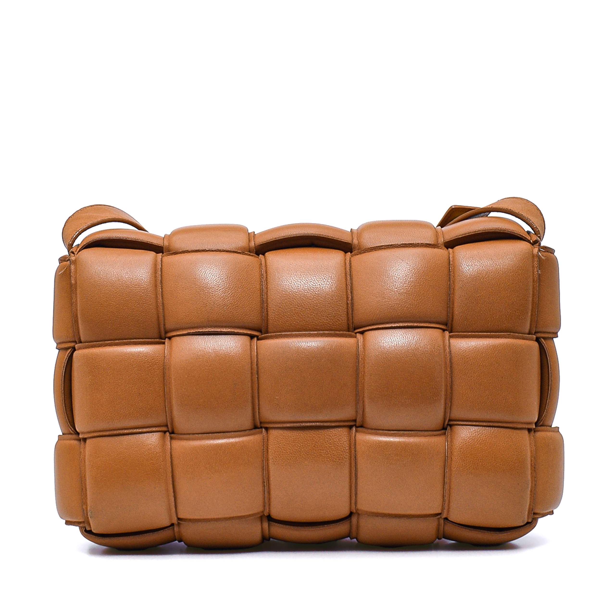Bottega Veneta- Brown Leather Padded Cassette Bag
